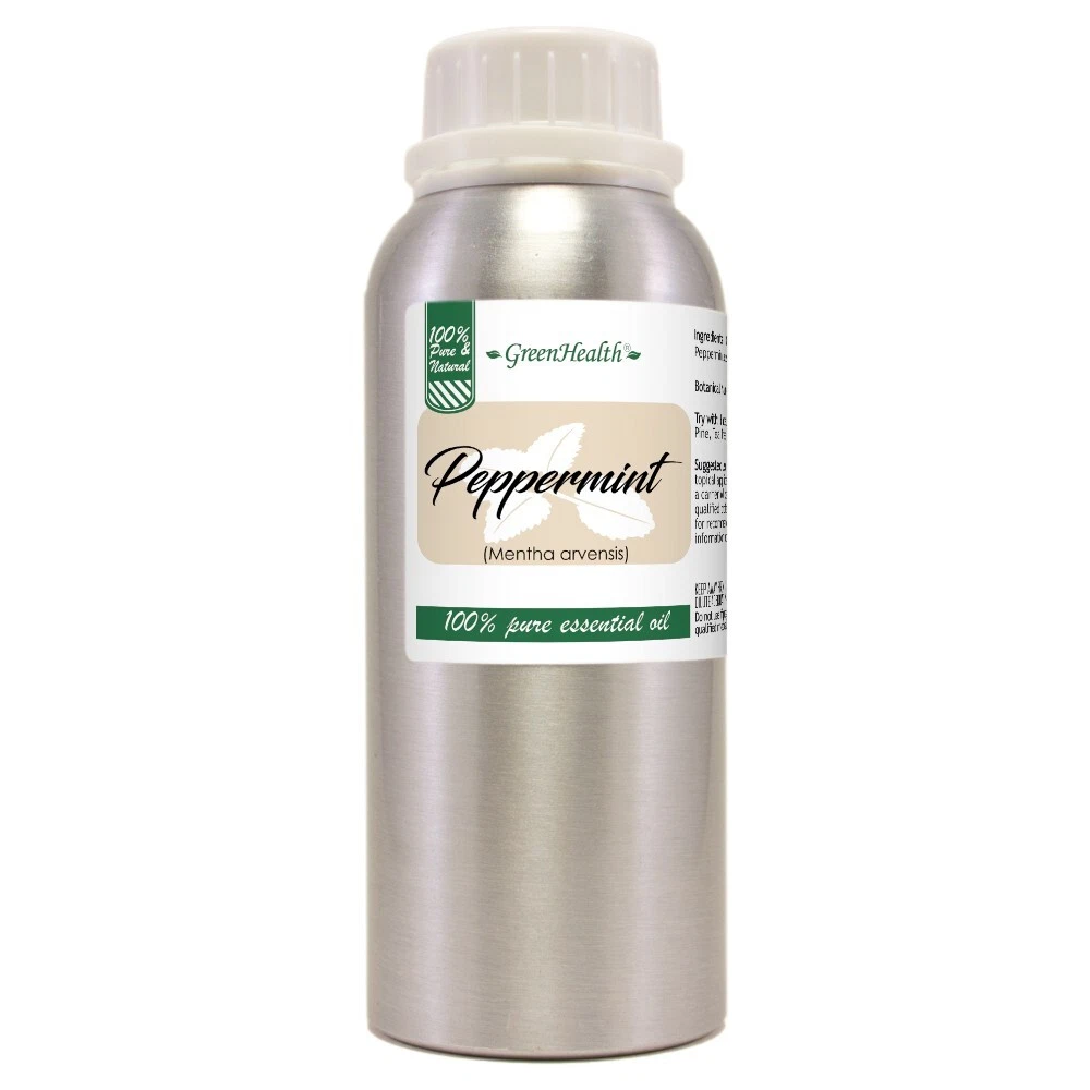 GreenHealth 100% Pure & Uncut Japanese Peppermint Essential Oil - 8 fl oz