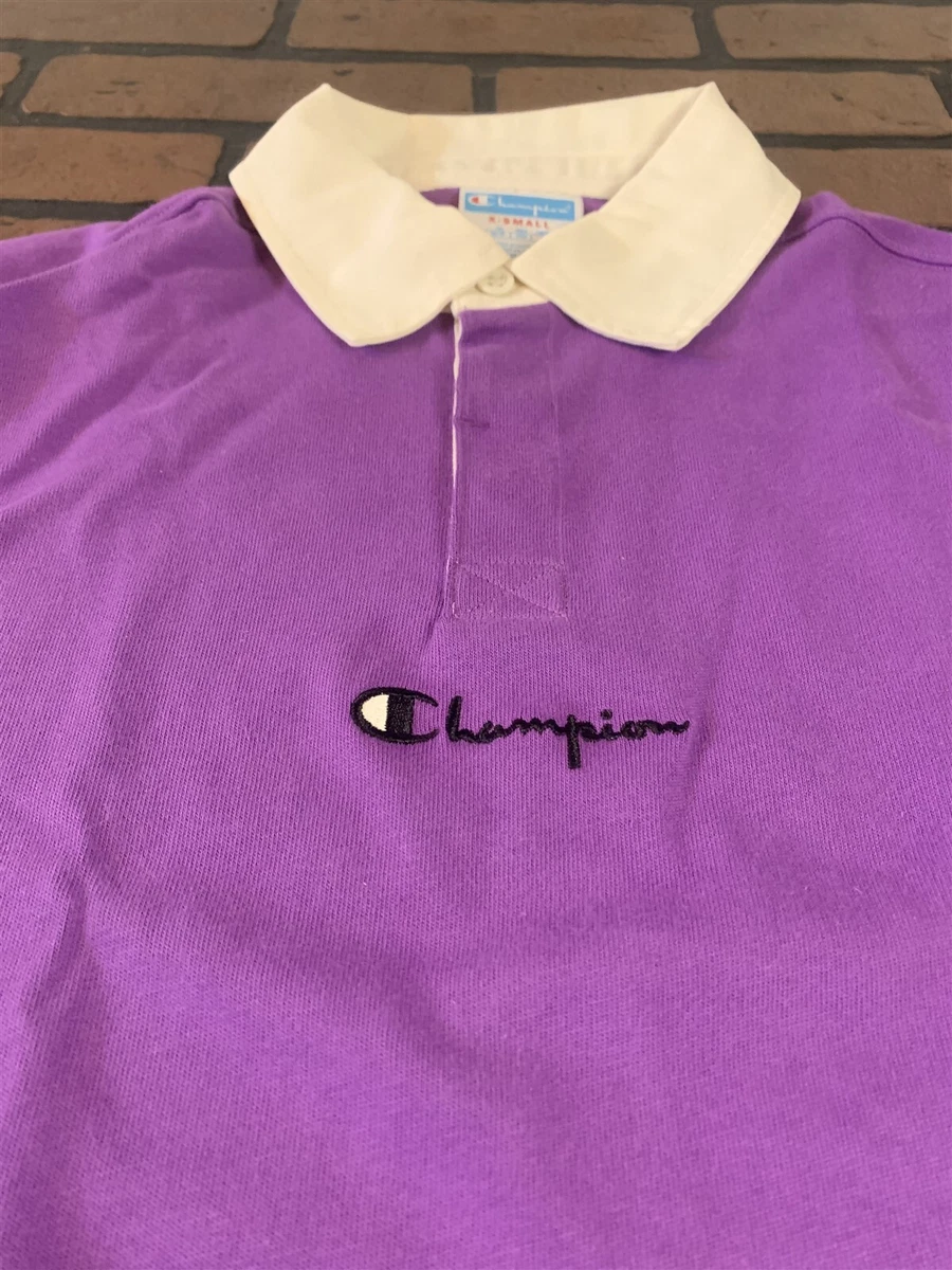 Champion long sleeve purple hotsell