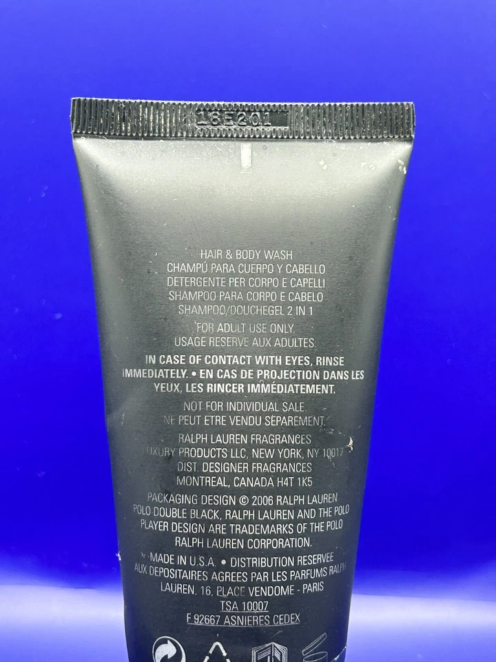 POLO RALPH LAUREN DOBLE NEGRO 75 ML LAVADO DE CABELLO Y CUERPO Foto 4 de 4