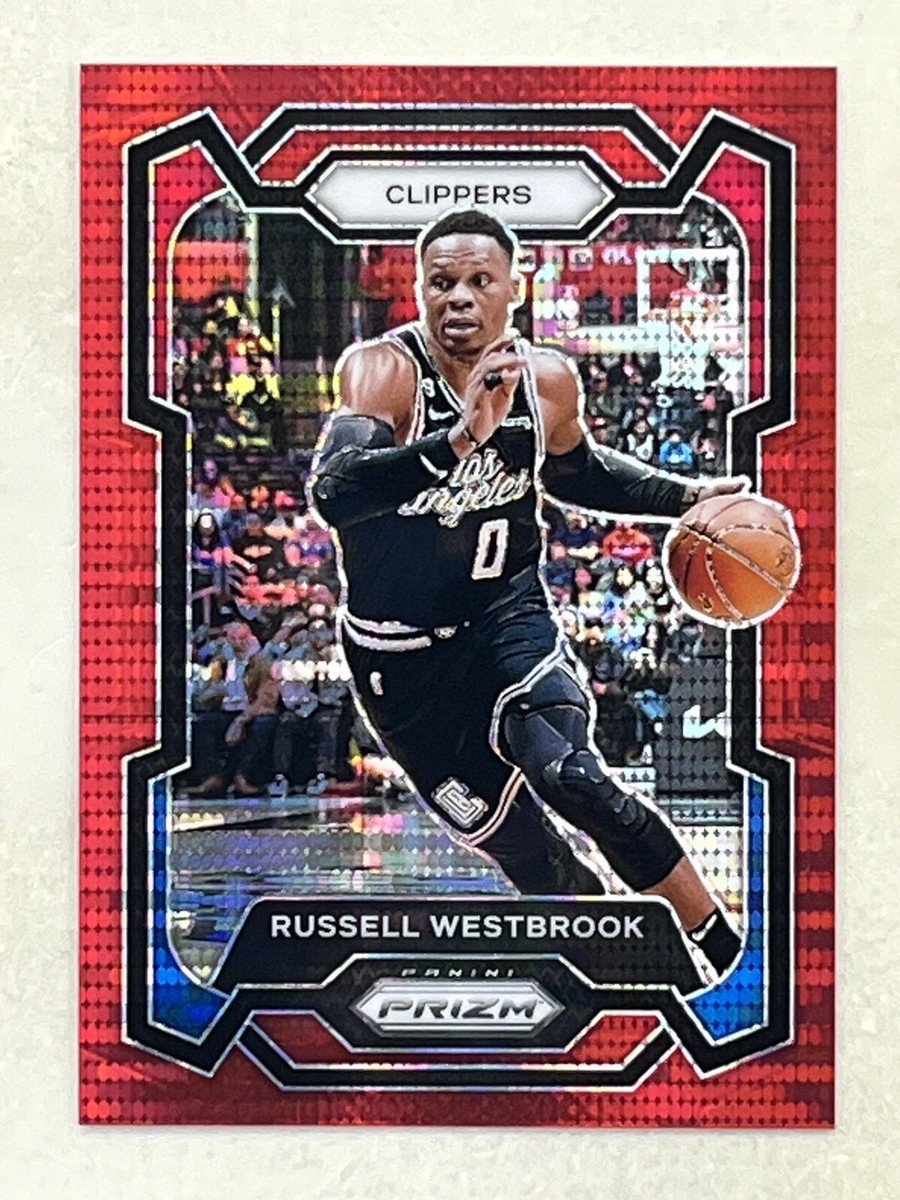 小物 Russell Westbrook Russell Westbrook 2023-24 Panini Prizm Red Seismic Prizm