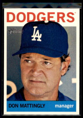 2013 Topps Heritage  Don Mattingly  MGR #101 Los Angeles Dodgers