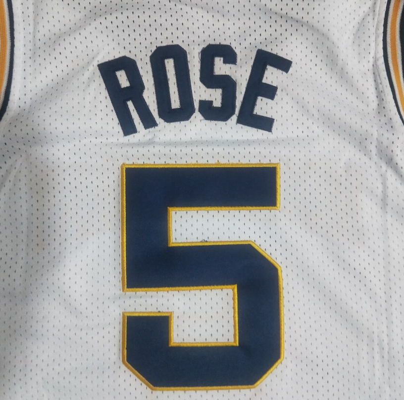 Vintage Nike University Michigan Wolverines Jalen Rose #5 - Foto 7