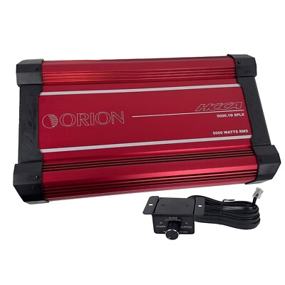 Orion HCCA5000.1DSPLX 5000 Watt RMS Competition Class-D Monoblock Car Amplifier