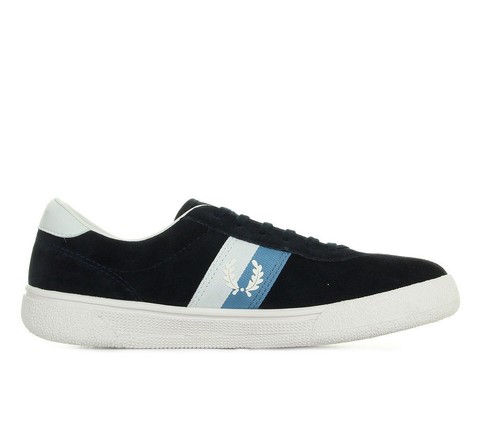 navy leather mens trainers
