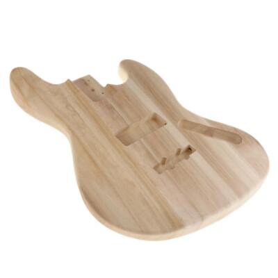 Zum Selbermachen unvollendeter Gitarren-Holzkörper Ersatz für JB-Bassgitarre