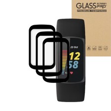 3PK PMMA Curved Screen Protector Film For Fitbit Charge 5