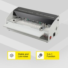 3-w-1 Falter do papieru Elektryczna maszyna do rysowania Strzelec Perforator Przecinarka do kart