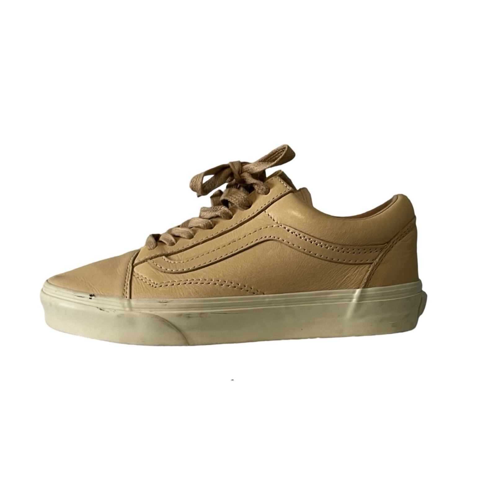 Zapatillas Vans para mujer talla 7,5 cuero tostado con cordones eje bajo unisex Old Skool
