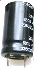 Matsushita Electrolytic Capacitor 25V 6800uf 85'C OL0620
