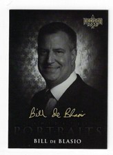 BILL DE BLASIO DECISION 2020 CANDIDATE PORTRAIT CARD CP7