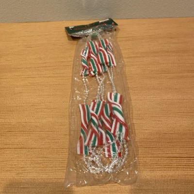 Regent Products 6 Foot Candy Cane Garland NEW Plastic Christmas Decor