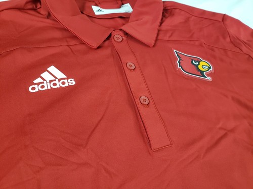 Louisville Cardinals adidas Under the Lights Coaches AEROREADY Polo Red Large - Picture 5 of 11