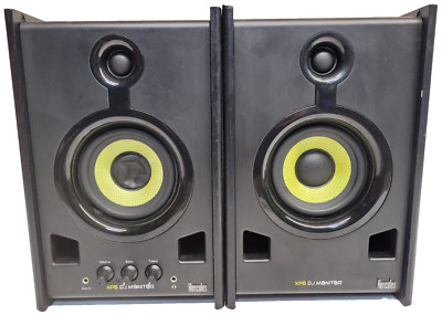 Hercules XPS 2.080 DJ Monitor 32 Studiomonitor Lautsprecher Paar getestet & funktionsfähig