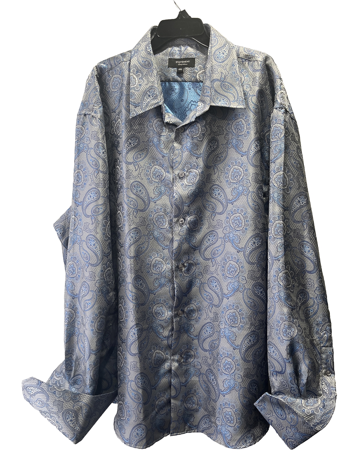 Camisa tejida de manga larga Statement Outlet para hombre - Jacquard dos tonos