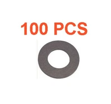 (100) Marli 14 mm Fiber M14 Oil Drain Plug Gasket's Dp7501 75-01