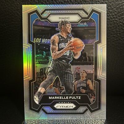 Markelle Fultz 2023-24 Panini Prizm Silver Holo Prizm #252 Refractor Card Magic