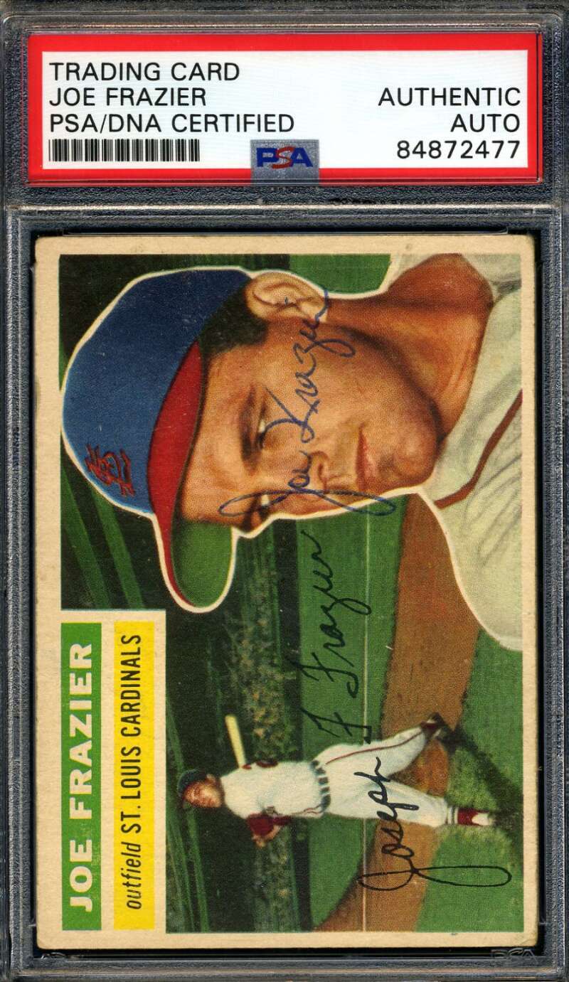 Joe Frazier PSA DNA Signed 1956 Topps Autograph