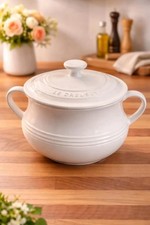 Le Creuset 4L White Bean Pot – Brand New