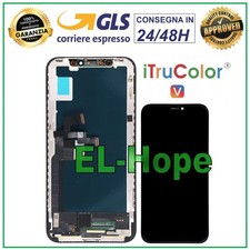 DISPLAY LCD iTruColor HD INCELL PER APPLE IPHONE X TOUCH SCREEN SCHERMO MONITOR