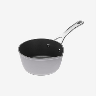 Laura Ashley geschmiedete Aluminium Antihaft Milchpfanne Soßenpfanne 16 cm - dunkel taubengrau