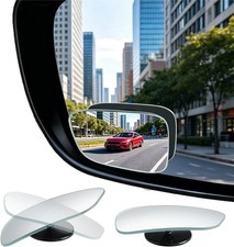 Joytutus Blind Spot Mirror 2 Pack Hd Frameless Convex Glass For Wide Angle View