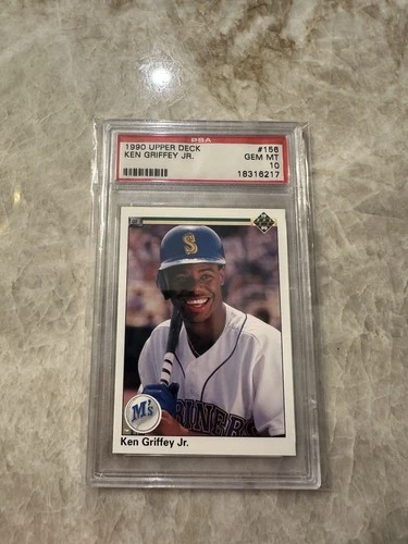 1990 Upper Deck Ken Griffey Jr. #156 - PSA 10 GEM MINT Seattle Mariners Card