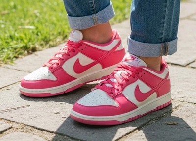 Nike Womens Dunk Low Next Nature in Aster Pink Sneakers, Size: 8, DD1873-600