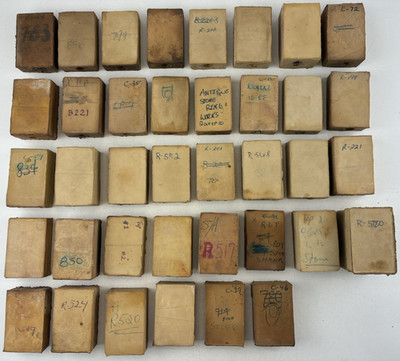 Vintage Ring Molds- 38 Lost Wax Casting Molds- Rubber Jewelry Molds