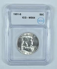 1951-S Franklin Half Dollar MS64 ICG *8347
