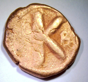 🏛️ Rare Justin I Byzantine Bronze 20 Nummi (Half Follis) Coin — 518-527 AD