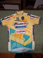Maillot cycliste CARRERA JEANS vintage années 90 Marco PANTANI maglia