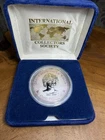 1997 Cook Island Lady Diana Princess Of Wales 1oz999 Fine Silver Coin One Dollar