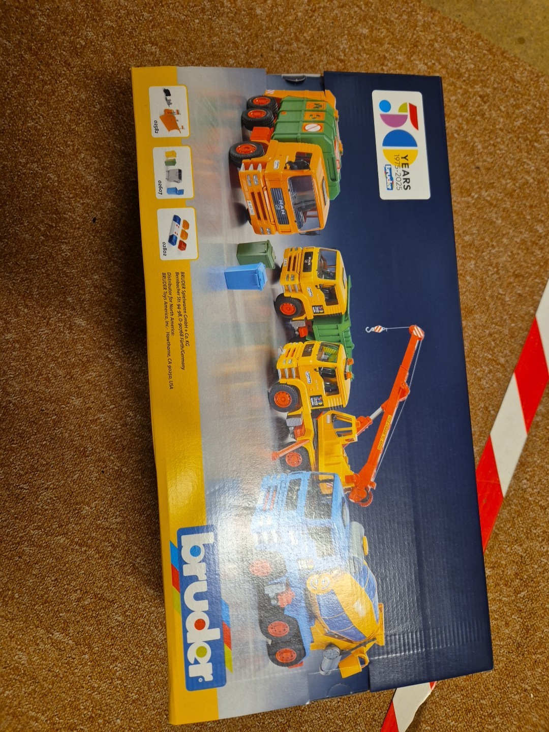 Bruder 01063 Man TGA Cement Mixer Bruder 50th Anniversary Limited Edition 1:16