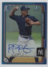2015 Bowman Chrome Prospects Blue Refractor /150 Rob Refsnyder Robert Auto 0g4