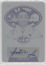2015 Leaf US Army All-American Bowl Tour 1/1 Nifae Lealao #TA-NL1 Auto 0b2