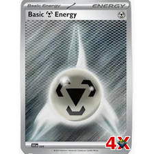 4x Metal Energy (Holo-Foil) - Pokemon Card - Black Bolt/White Flare SVE #024 X4