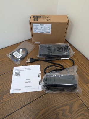 Lenovo 40AY0090US ThinkPad Universal USB-C Docking Station - Black