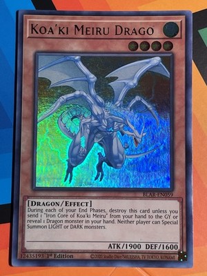Yu-Gi-Oh! -Koa'ki Meiru Drago - BLAR-EN059 - Ultra Rare - 1st ed. - NM