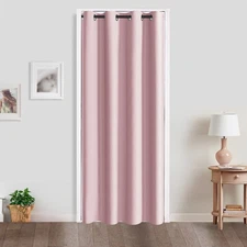 1 Panel Blackout Curtains, Solid Grommet Top Window Treatment Drapes, 39x78inch