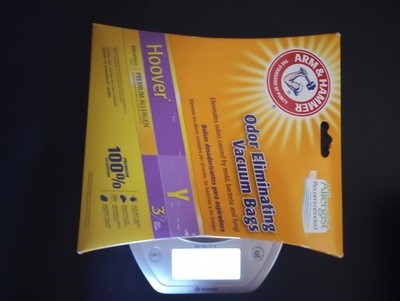 Arm and Hammer Vacuum Bags Hoover Type A, Odor Eliminating, 3 Pack