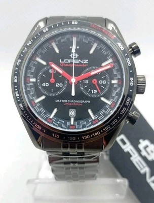 Herrenarmbanduhr Lorenz Chronograph Gran Premio Limited Edition Jubilee