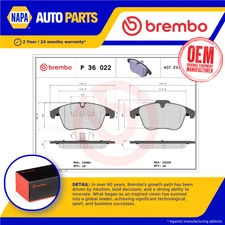 Brake Pads Set fits DAIMLER SUPER EIGHT X350 4.2 Front 05 to 09 AJ8FT Brembo New