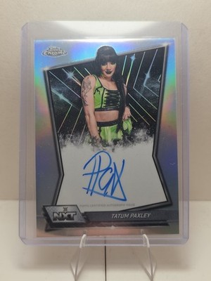 K*★様 ⭐︎今週末オークション出品⭐︎注目 WTAPS EBBETS FIEL 2026 Topps Chrome WWE Tatum Paxley AUTO NXT Refractor NXT-TAT | eBay