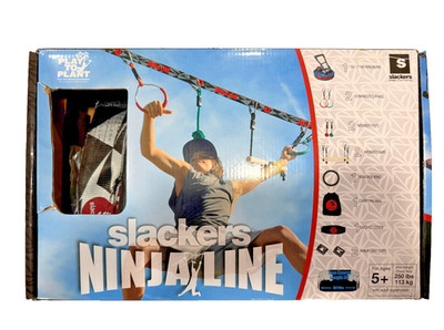 Slackers Ninjaline - 36' Intro Kit - Includes 7 Hanging Attachments *OPEN BOX*