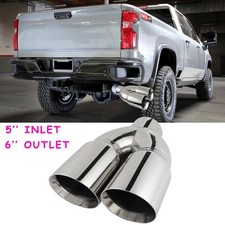 For Chevrolet Silverado 2500hd 3500hd 5 To Dual 6 Diesel Exhaust Tip Chrome