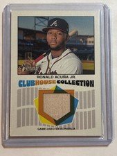 Ronald Acuna Jr Clubhouse Collections Bat Relic 2026 Topps Heritage #CBC-RA
