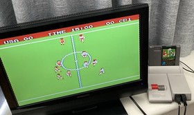 NES ~ SOCCER ~ Nintendo Game 3 Screw NES-SC-GBR Game Cart Only Pal