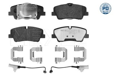 Original MEYLE Bremsbelagsatz Scheibenbremse 025 223 7017/PD für Hyundai