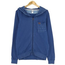 Vintage G-Star Men's Hoodie Sweatshirt Wayne Hooded Vest Blue Td0 Size M