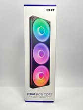NZXT F360 RGB Core - 360mm Single-Frame RGB Fan Unit - Black